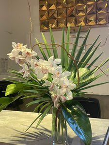 Classic White Vase Arrangment