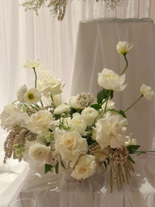 Classic White Vase Arrangment