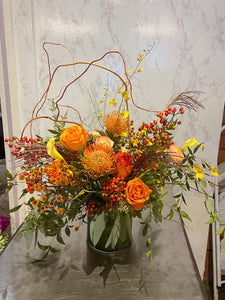 Low Vase Arrangement