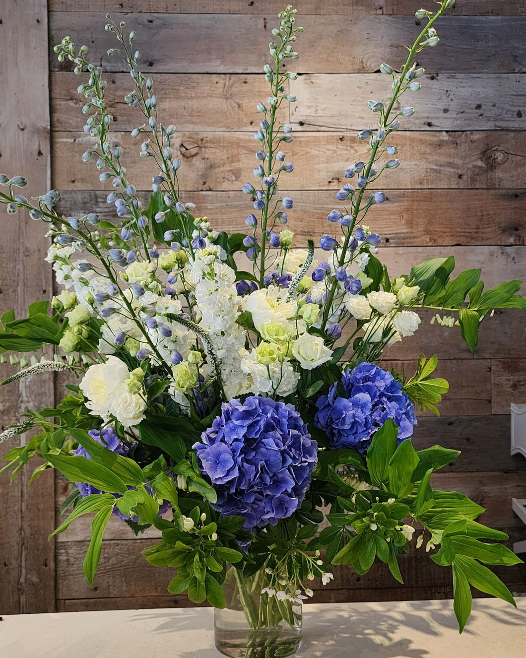 Blue and White Arrangement