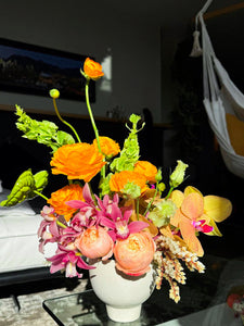 Grand Modern Ikabana Vase Arrangement