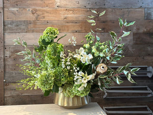 Classic White Vase Arrangment