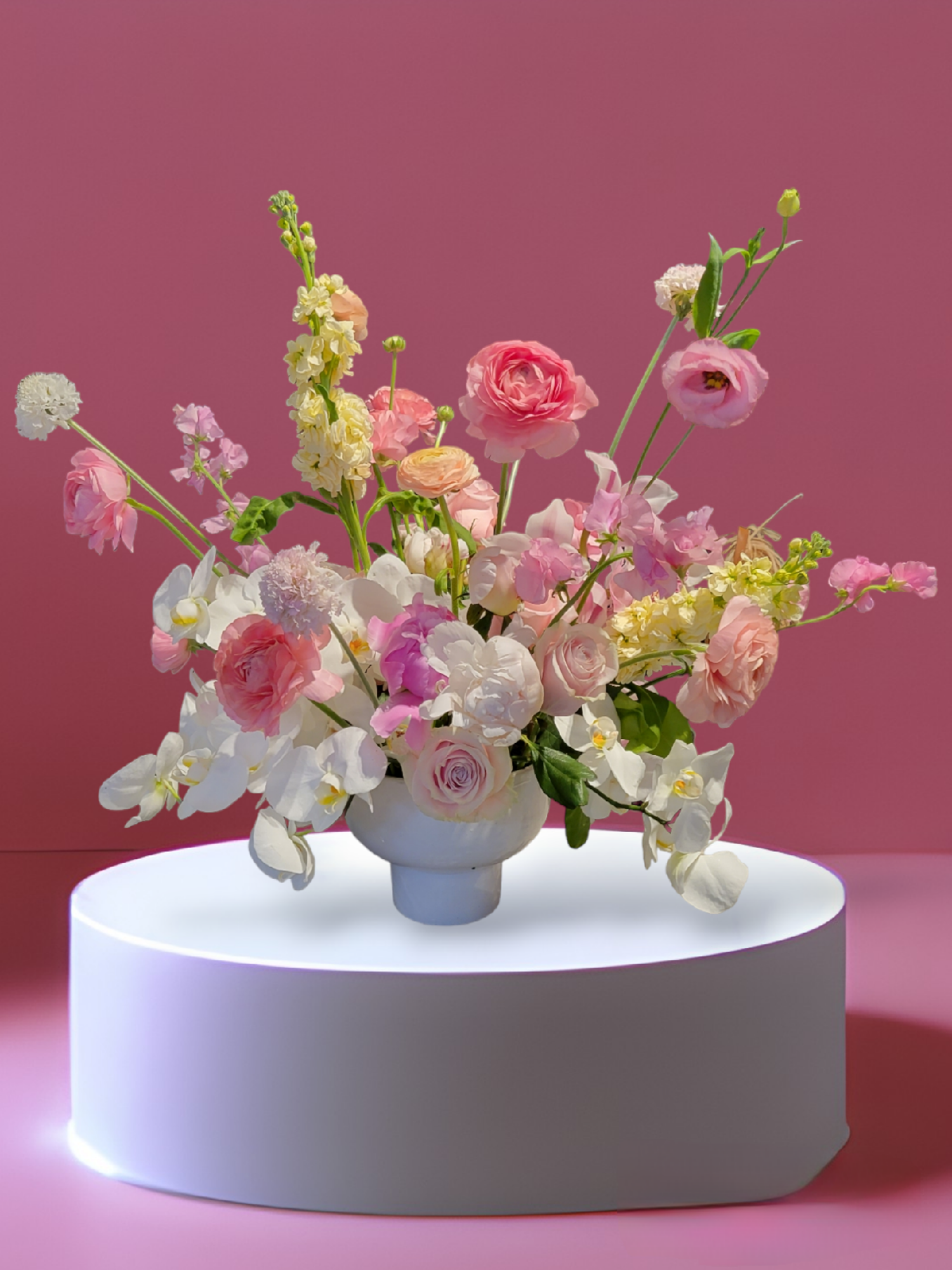 Grand Modern Ikabana Vase Arrangement – The Granville Island Florist
