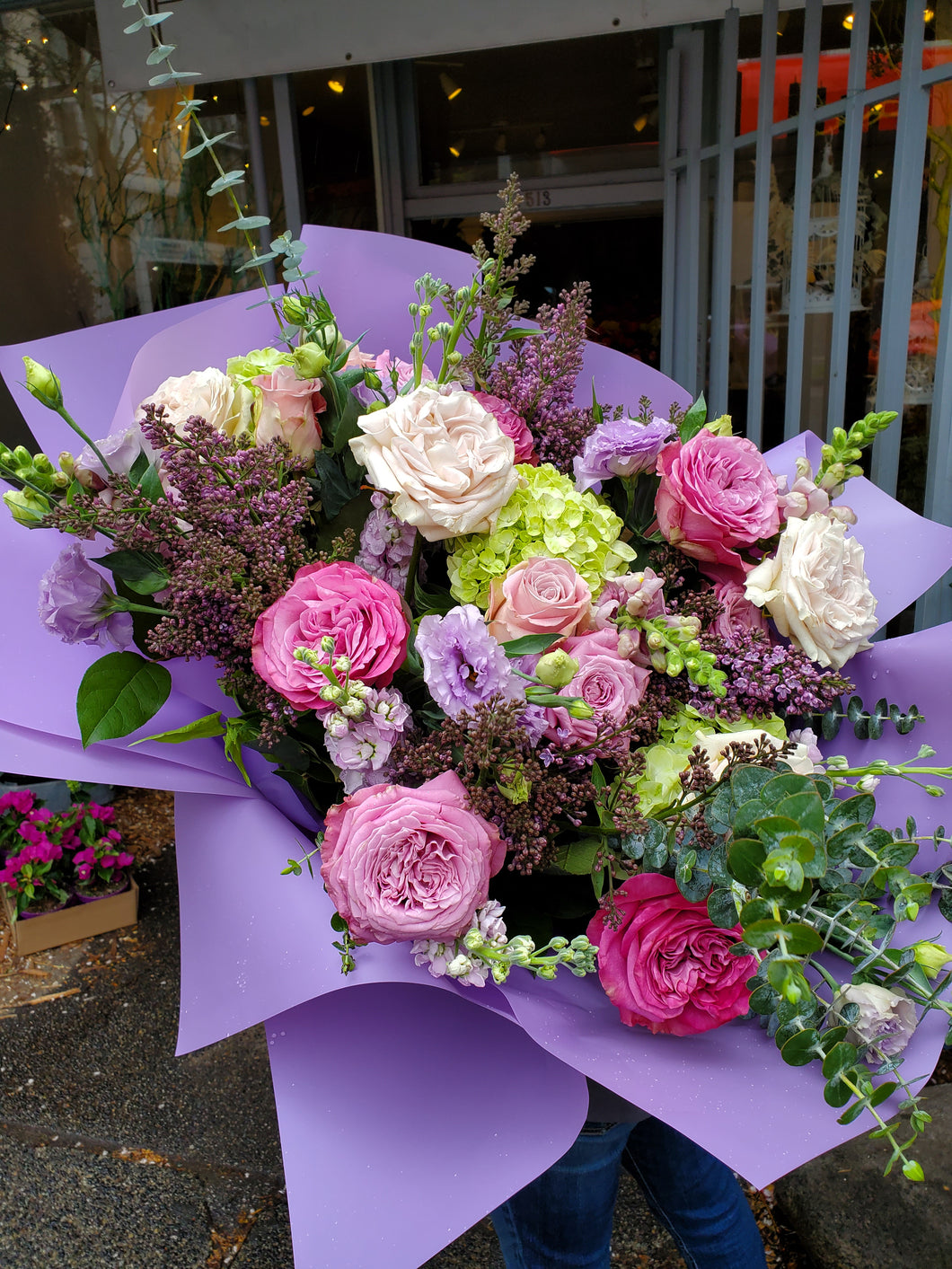 GIF Luxe Purple Bouquet