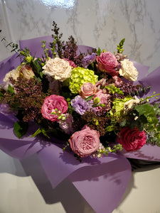 GIF Luxe Purple Bouquet