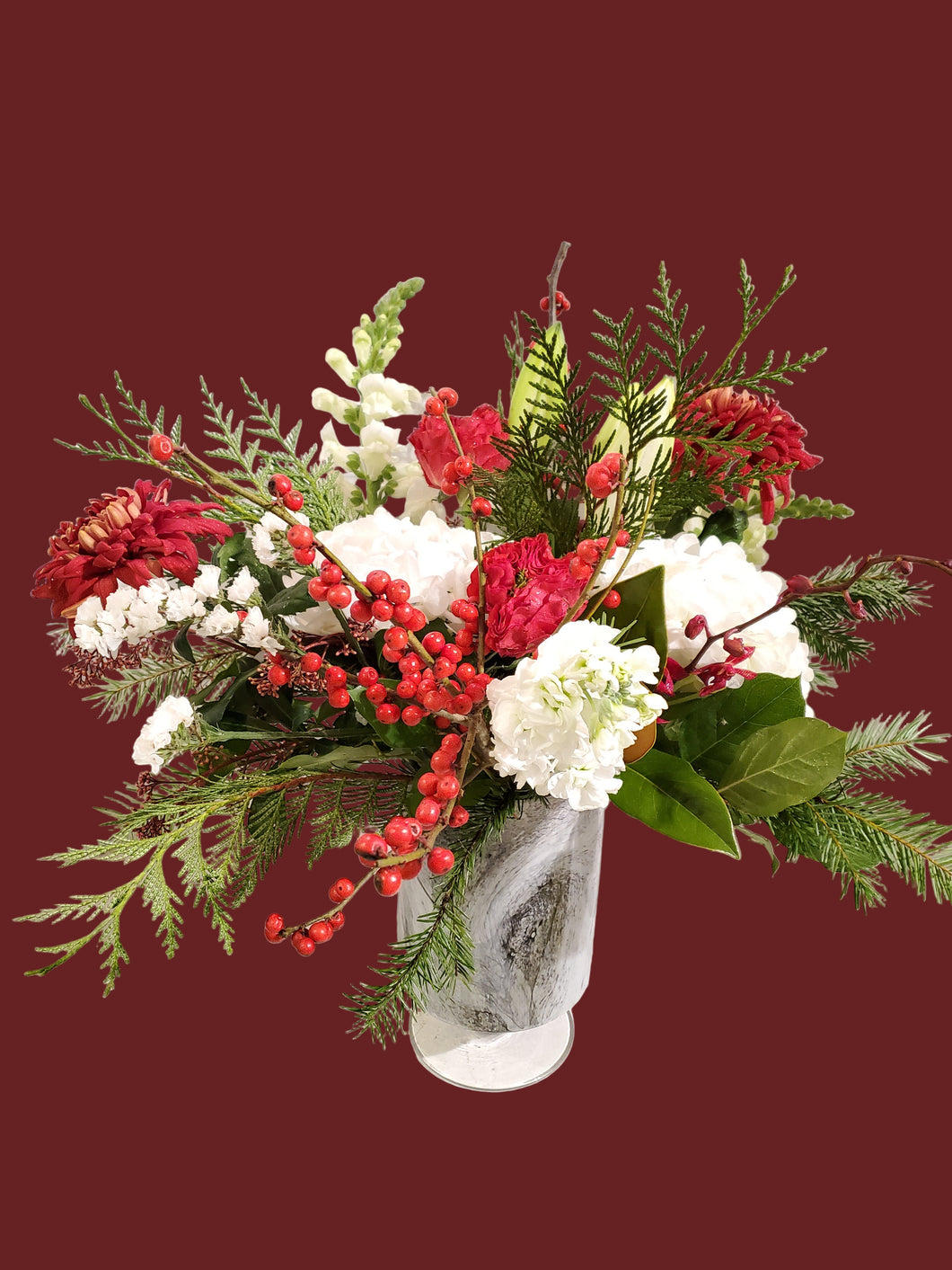 Holiday Designer's Choice Vase Arrangment